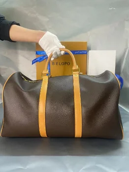 Сумка из оксидной кожи 2023, женская модная сумка бренда BELOPO, высококачественная сумка-мессенджер, сумка на цепочке, черная сумка-мессенджер