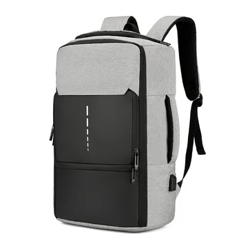 Рюкзак для деловых поездок, Офисный Водонепроницаемый 15,6-дюймовый Рюкзак для ноутбука, Многофункциональная Портативная Студенческая сумка с USB-зарядкой
